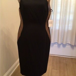 Little Black Dress with Bronze accents